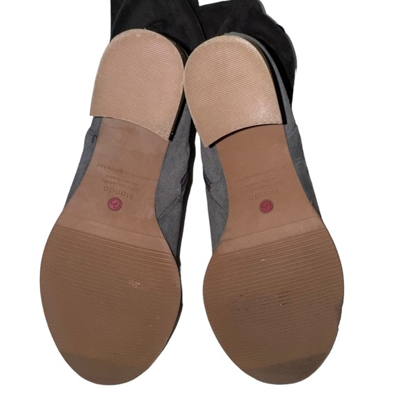 Blondo Nada Gray Suede Knee High Waterproof Boots - Picture 7 of 7